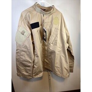 NEW Tru-Spec Tactical Response Uniform Shirt Men X-Large Tan Long Sleeve